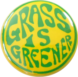 Grass is greener Button